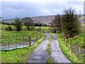 Track past Habergham Clough