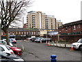 The Wellwood Street Apartments from McAdam Park