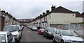 Car-lined Theobald Street, Swindon