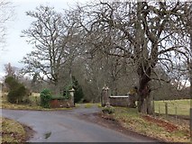 NH5756 : Gateway to Ryefield House by Alpin Stewart