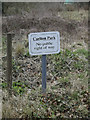 Carlton Park sign