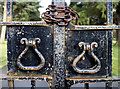 Chained gate, Leslie House