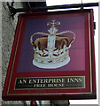 Sign for the Crown Inn, Saltfleet