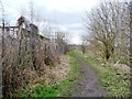 Public footpath along the edge of Garforth