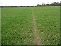 Public footpath from Garforth to the Barwick Road