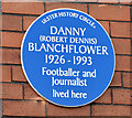 Danny Blanchflower plaque, Belfast (March 2015)