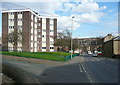 Swan Lane and the Swan Court block of flats