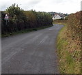 Playground and houses ahead, Weston Rhyn