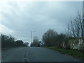 B5302 on bridge over railway near Brookfields