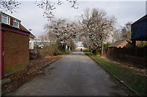 TA0731 : Entrance to George V  playing fields off Cottingham Road, Hull by Ian S