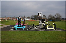 TA0731 : Keep fit apparatus at George V playing fields, Hull by Ian S