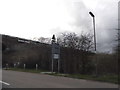 Train passing Three Arches Road, White Bushes