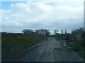 Lane nearing Sanden House Farm