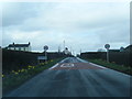 NY2355 : Lane at Kirkbride village boundary by Colin Pyle