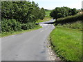 View downhill towards the junction of Struell Wells Road and Ballyhornan Road