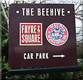 Sign for the Beehive, Horwich