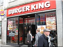 SU4111 : Burger King, Above Bar Street by Alex McGregor