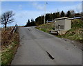 Golf course road approaches Penrhys Road, Penrhys