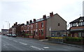 Terraced housing on Manchester Road (A6)