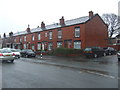 Terraced housing on Wigan Road (A676)