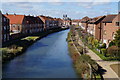 Beverley Beck from Hull Road Bridge, Beverley