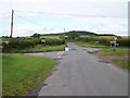 View west across Ballyrenan Cross Roads