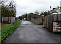 Unnamed lane SE of a free car park in Old Cwmbran