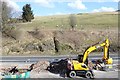 Roadworks on M90 at Glenfarg