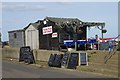 TM4656 : Fishing hut, Aldeburgh beach by Jim Osley