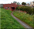 Path towards canal bridge 7, Bridgwater