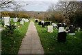 Gravestones  in Callestick Cemetery