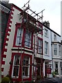 Scaffolding on a house in Southey Street