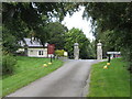 Ballyculter Lodge and gates at Castleward