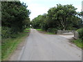 Park Road heading north towards the Ballyculter Gates of Castleward