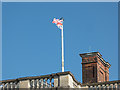 Flying the Flag, Trent Park House, Cockfosters, Hertfordshire