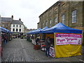 NU1813 : Northumberland Townscape : Alnwick Market, Easter Saturday by Richard West