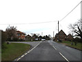 TM0667 : B1113 Broad Road, Bacton by Geographer