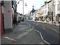 Looking west along the High Street (A475)