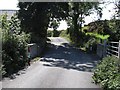 Drumroe Road crossing a stream below Cargagh Chapel    