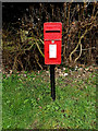 TM0666 : Fords Green Postbox by Geographer