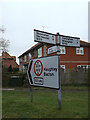 TM0667 : Roadsigns on Pound Hill by Geographer