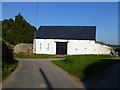 Old barn building at The Elms, north of Llandewi Rhydderch