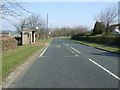 Bus stop and shelter on North Walbottle Road