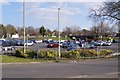 Car park in a roundabout