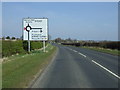 Approaching roundabout on Callerton Lane (B6323)