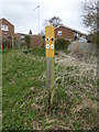 Footpath Sign at Sharnbrook