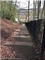 Newcastle-under-Lyme: footpath steps