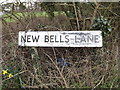 TM0364 : New Bells Lane sign by Geographer