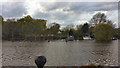 River Thames Weir at Walton on Thames