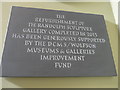 Commemorative plaque within The Ashmolean (i)